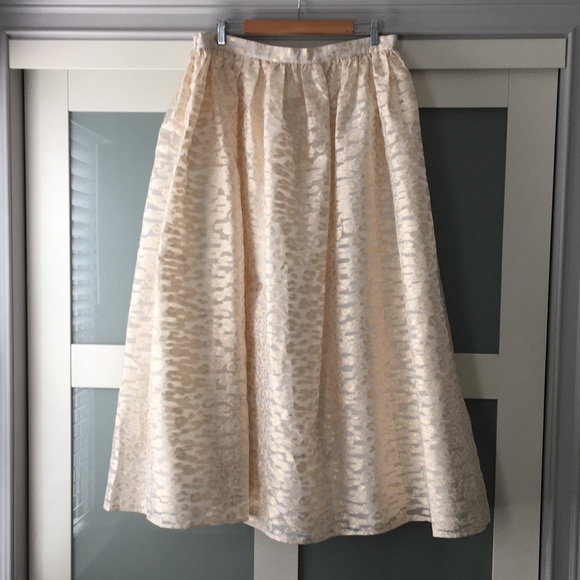 Anthropologie Pankaj & Nidhi Burnout Shimmer Maxi Skirt - Picture 6 of 14